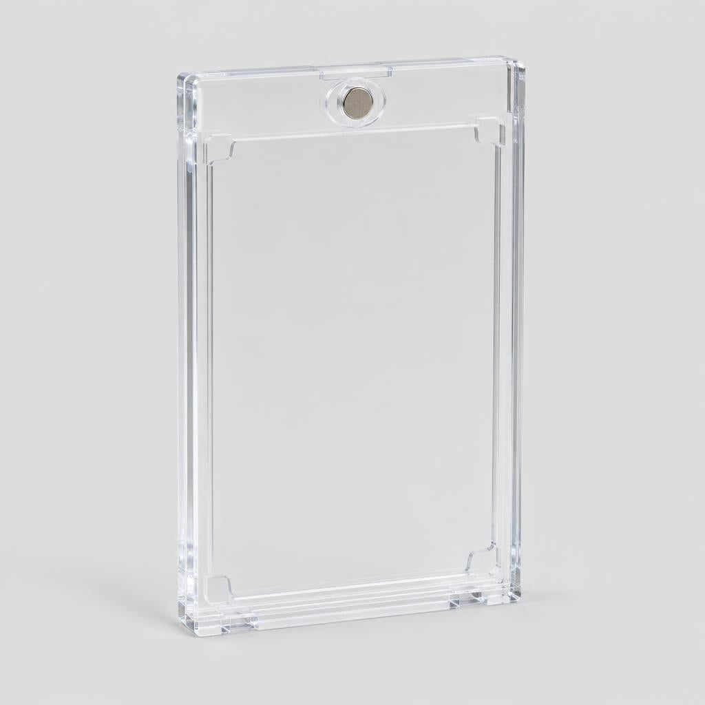 Clear magnetic one-touch 35pt card holder